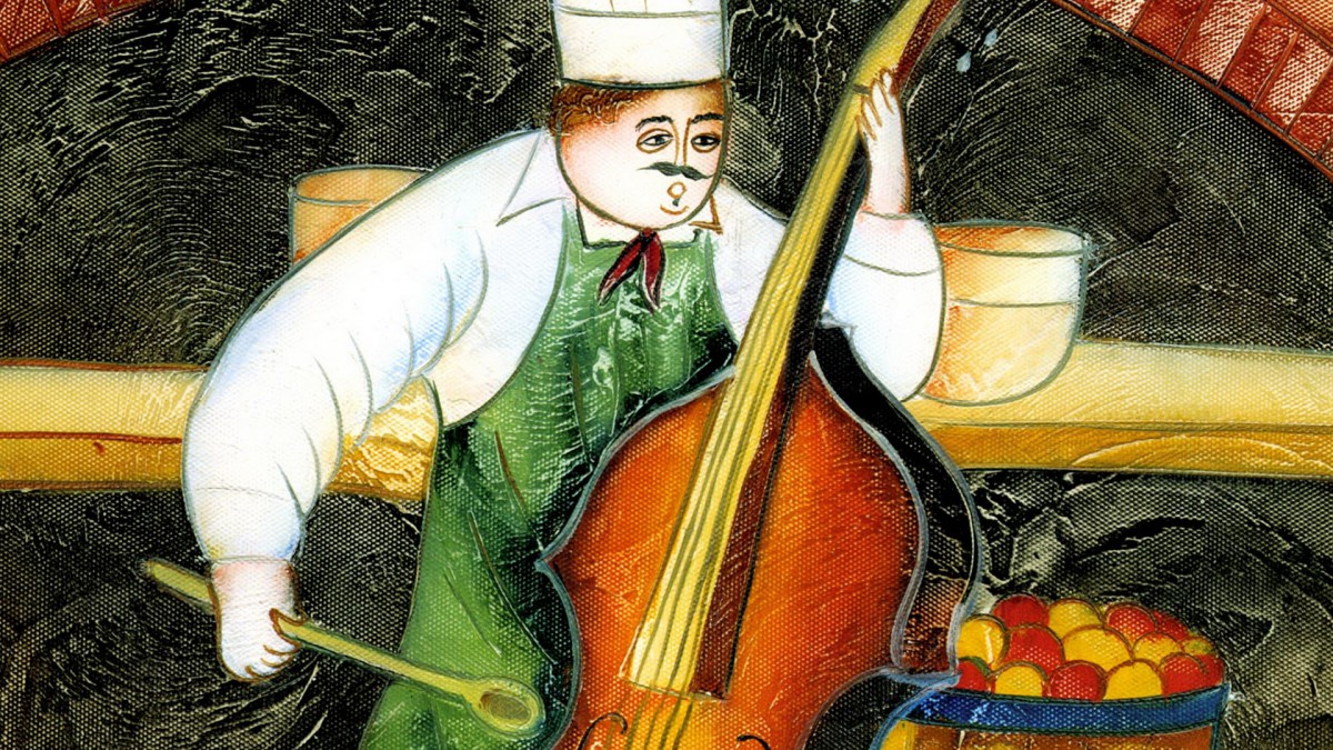 抽象手绘油画壁纸2126