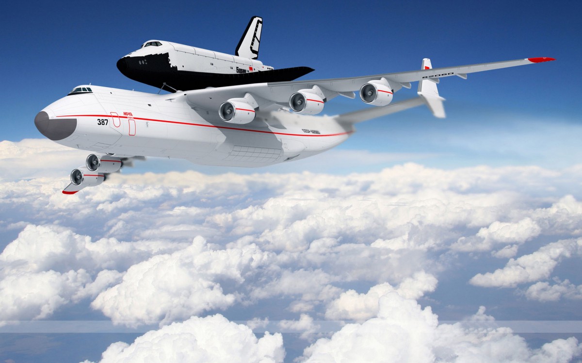 搭载起飞的航天飞机壁纸-汽车壁纸-高清汽车图片-娟娟壁纸