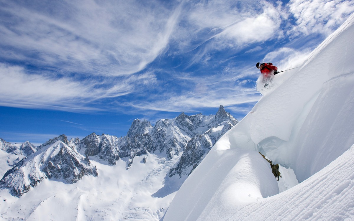 滑雪運動桌面壁紙124