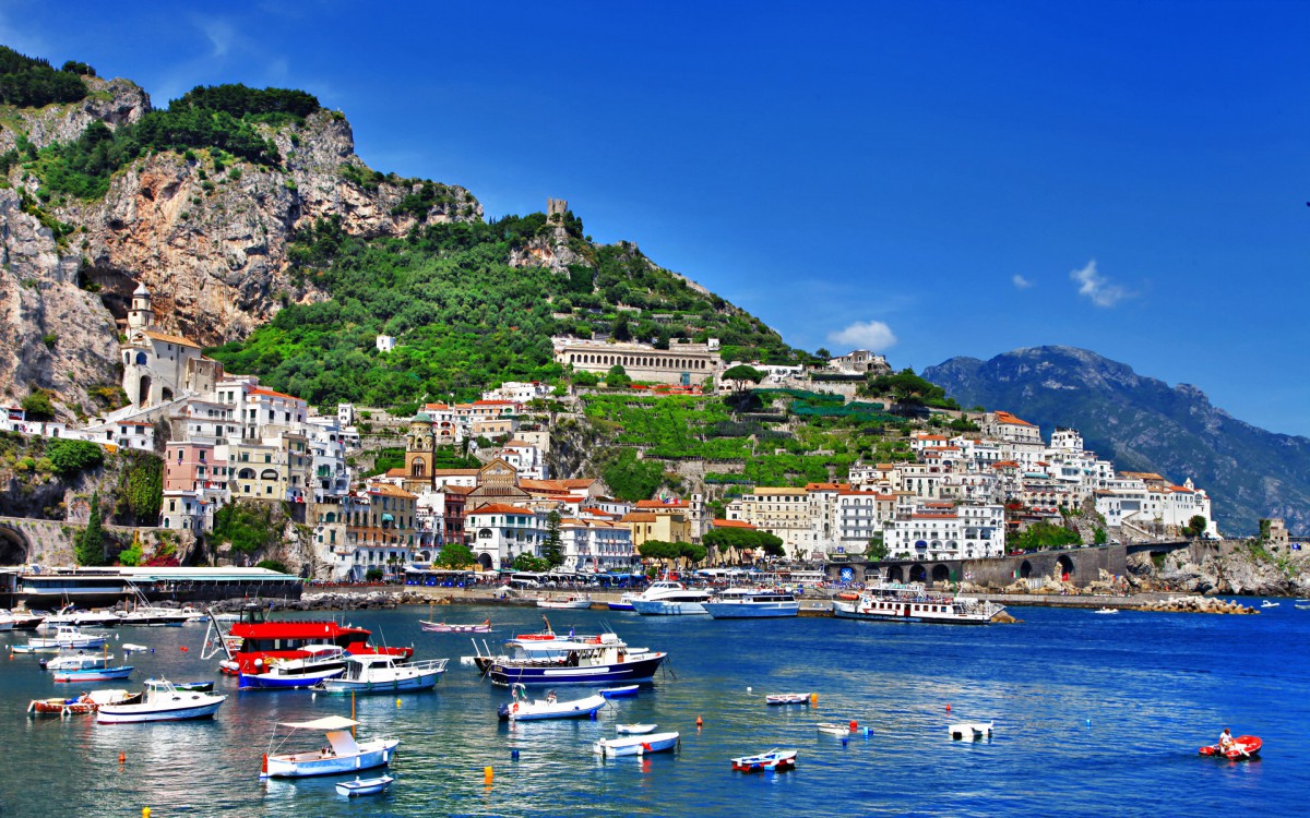 波西塔诺小镇海景壁纸(4/10)