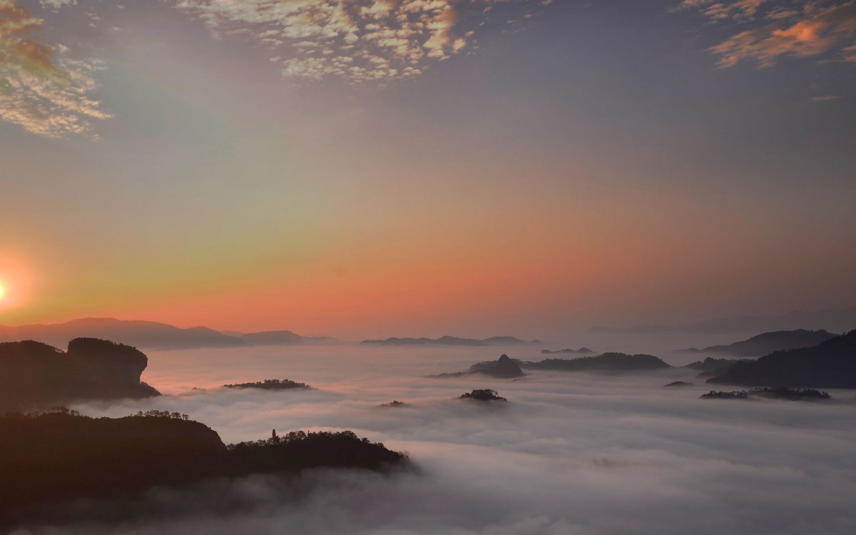 武夷山雲海風景壁紙38