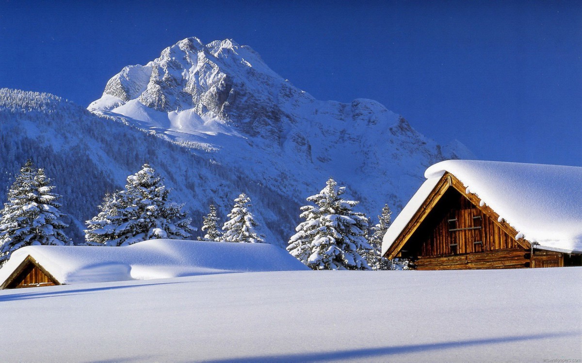 好看的雪景图片壁纸-风景壁纸-高清风景图片-第13图-娟娟壁纸