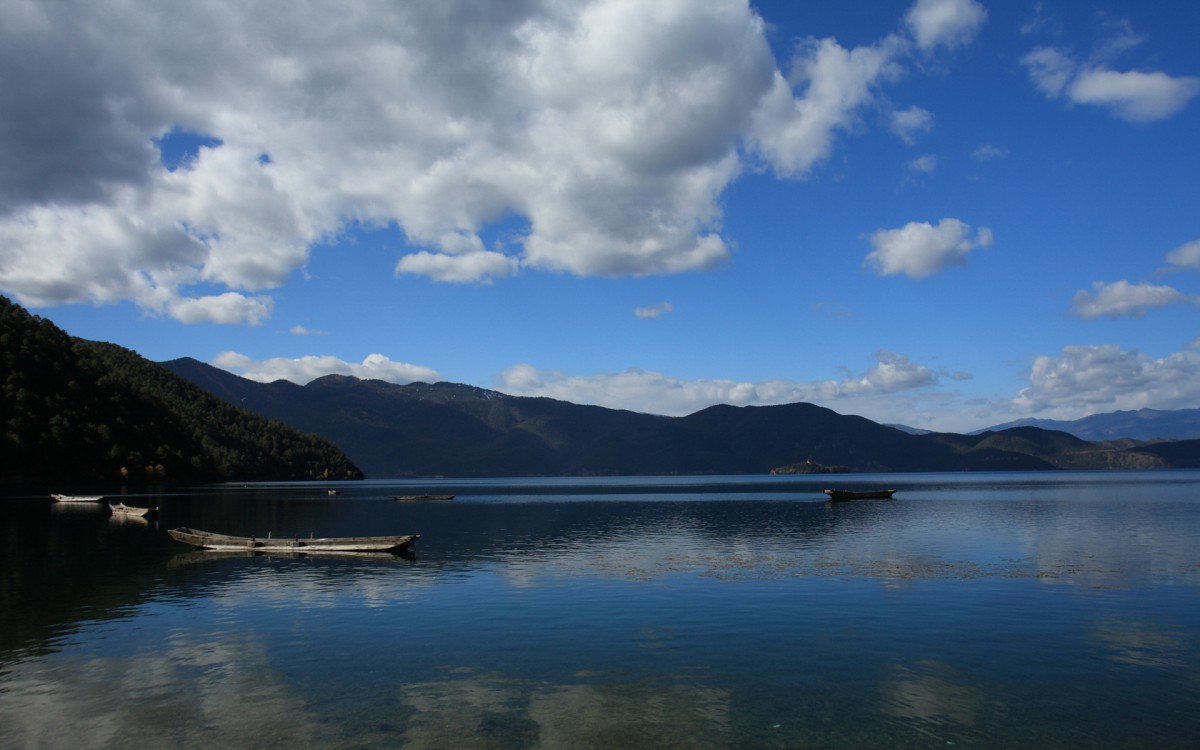 瀘沽湖旅遊風景壁紙(12/16)