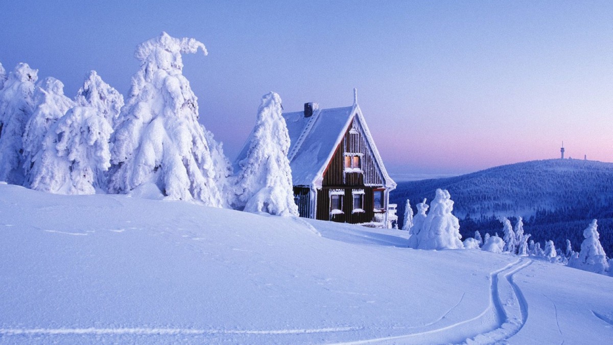 冬季高清雪景壁紙-風景壁紙-高清風景圖片-娟娟壁紙