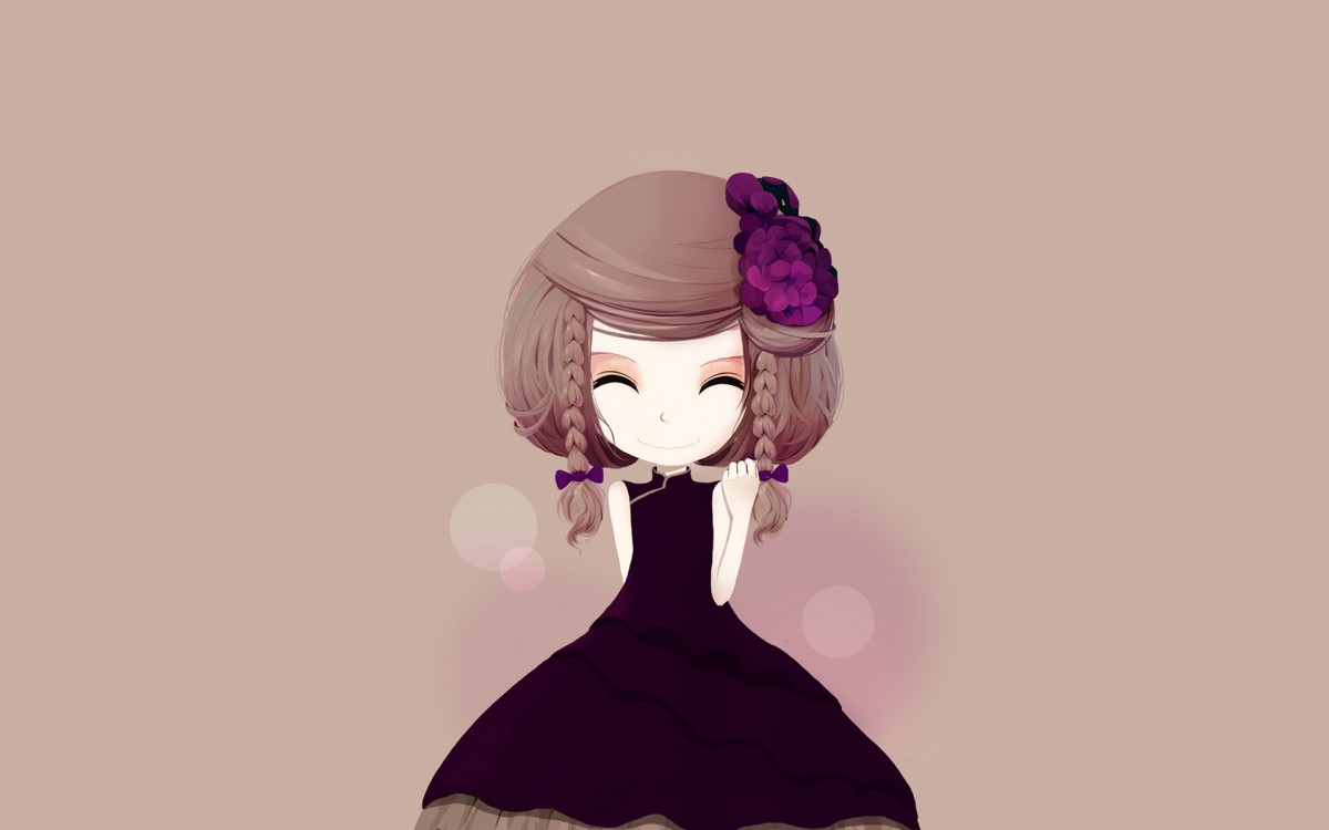 花花公主卡通女孩壁纸212