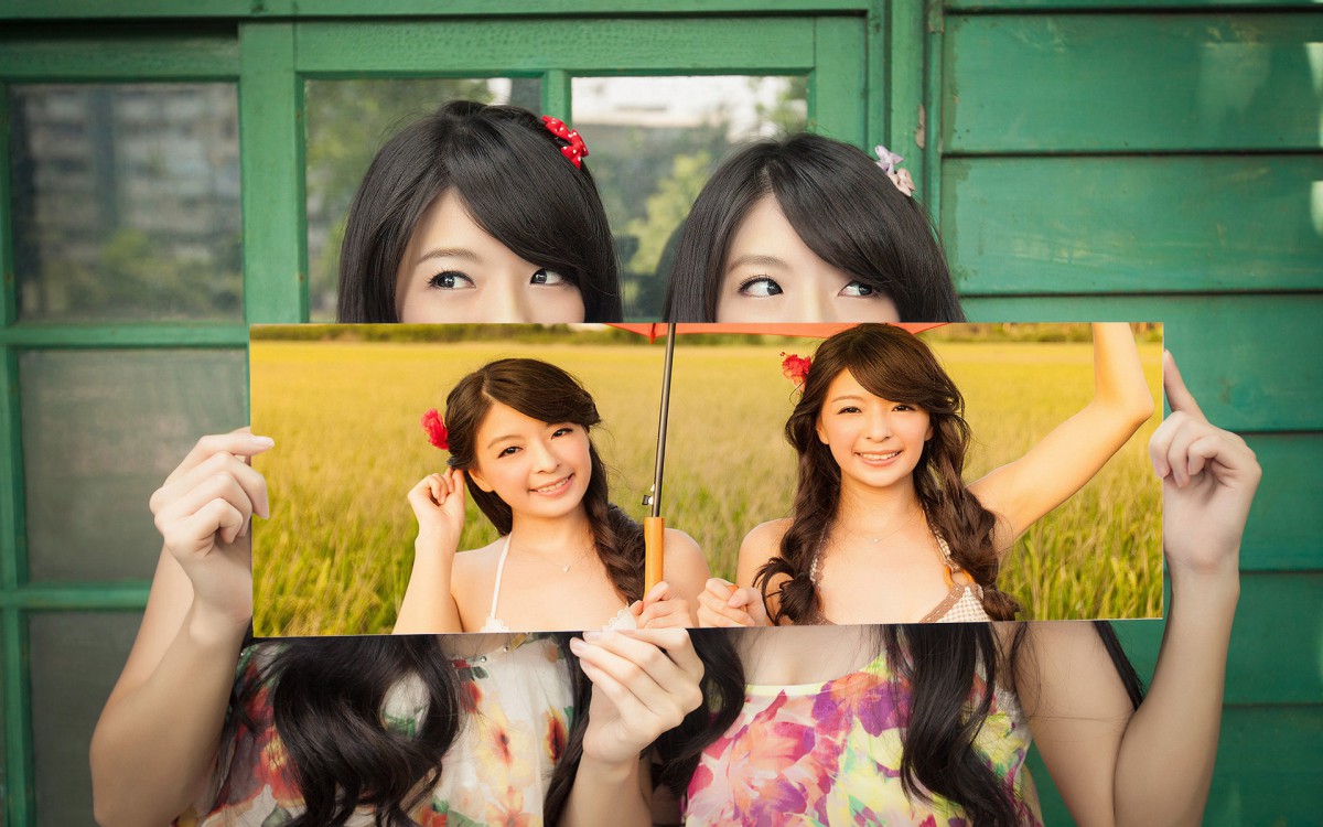 双胞胎姐妹花美女壁纸(13/16)