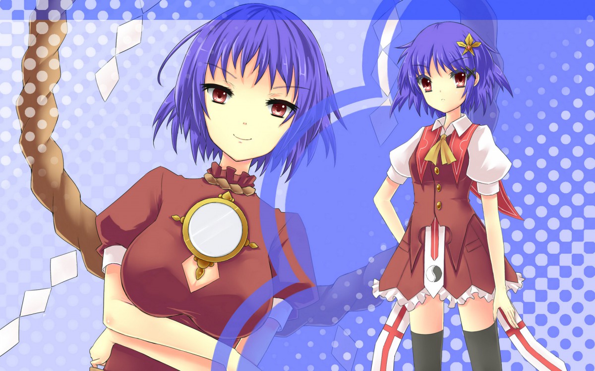 八坂神奈子,分享一组动漫人物图片给大家,图中的桌面壁纸壁纸会