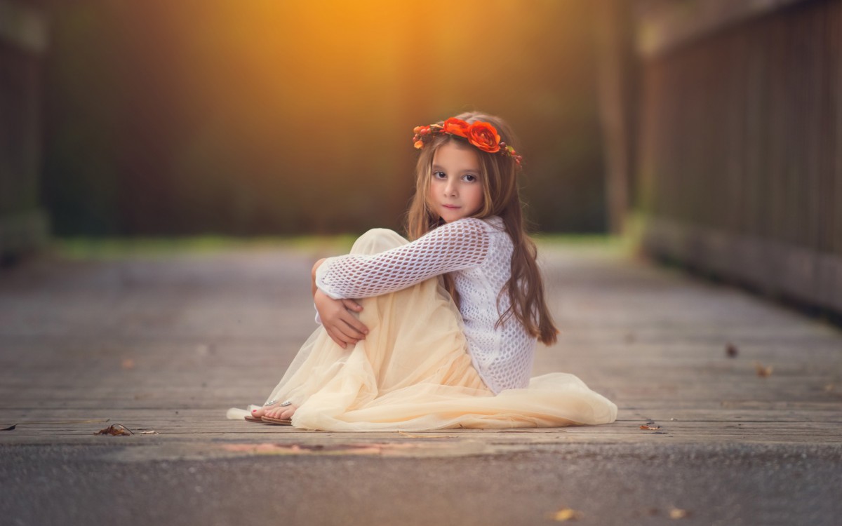 森林系女孩桌面壁纸19