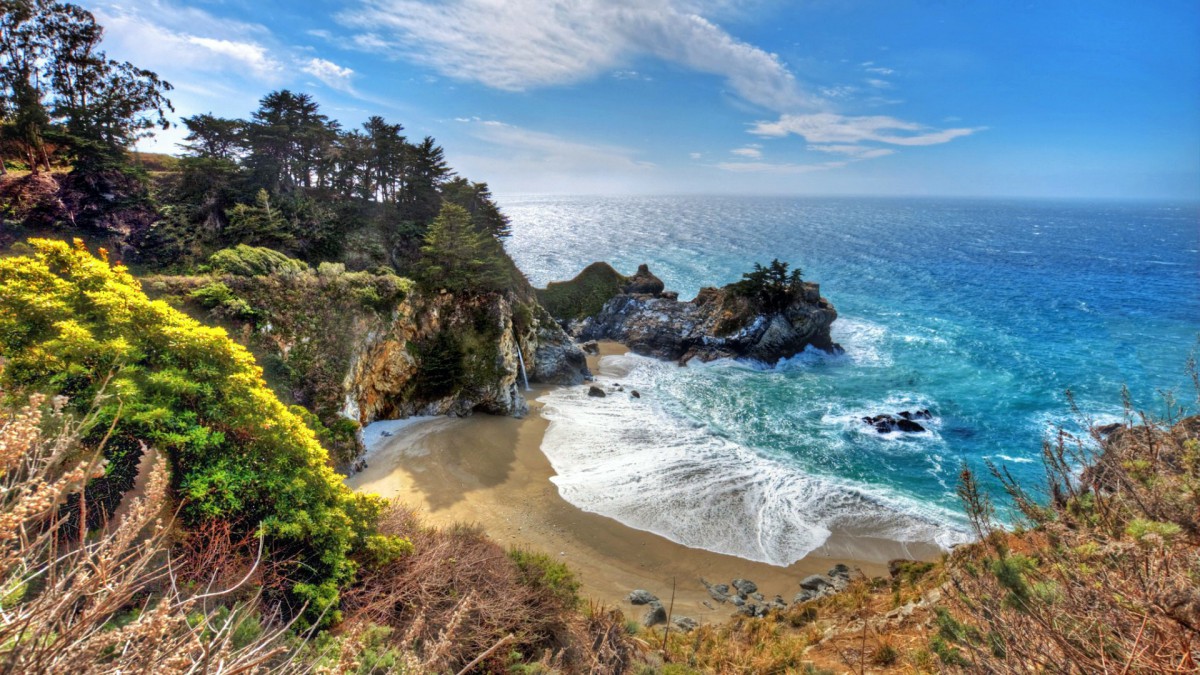 蓝色大气自然风景壁纸910