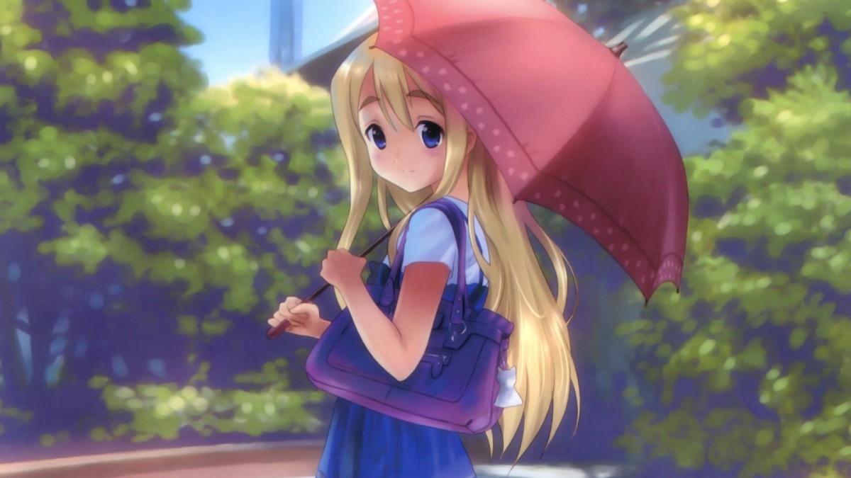 撑雨伞的动漫少女壁纸110
