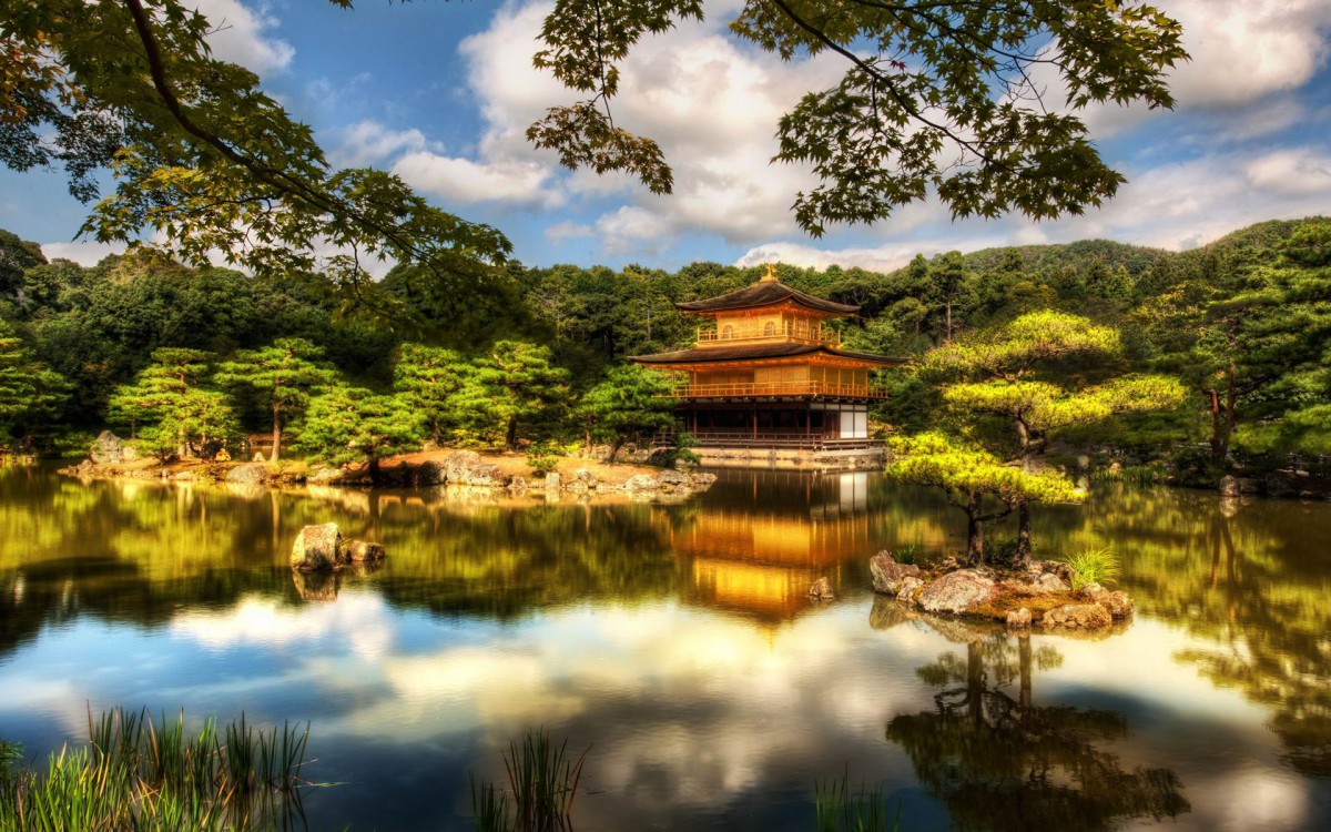 日本金阁寺风景壁纸(2/5)