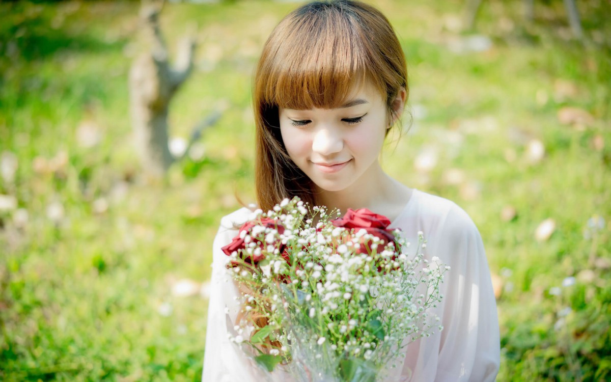 清纯可爱妹妹桌面壁纸1316