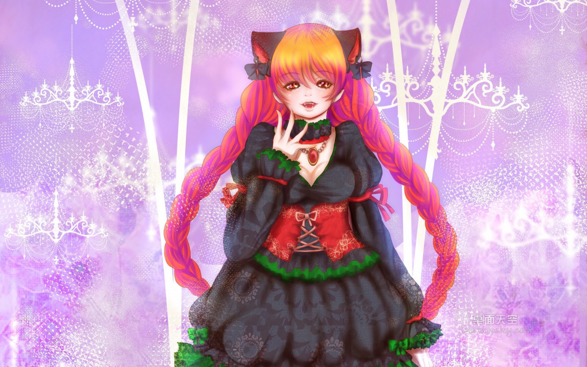 东方project火焰猫燐壁纸1215