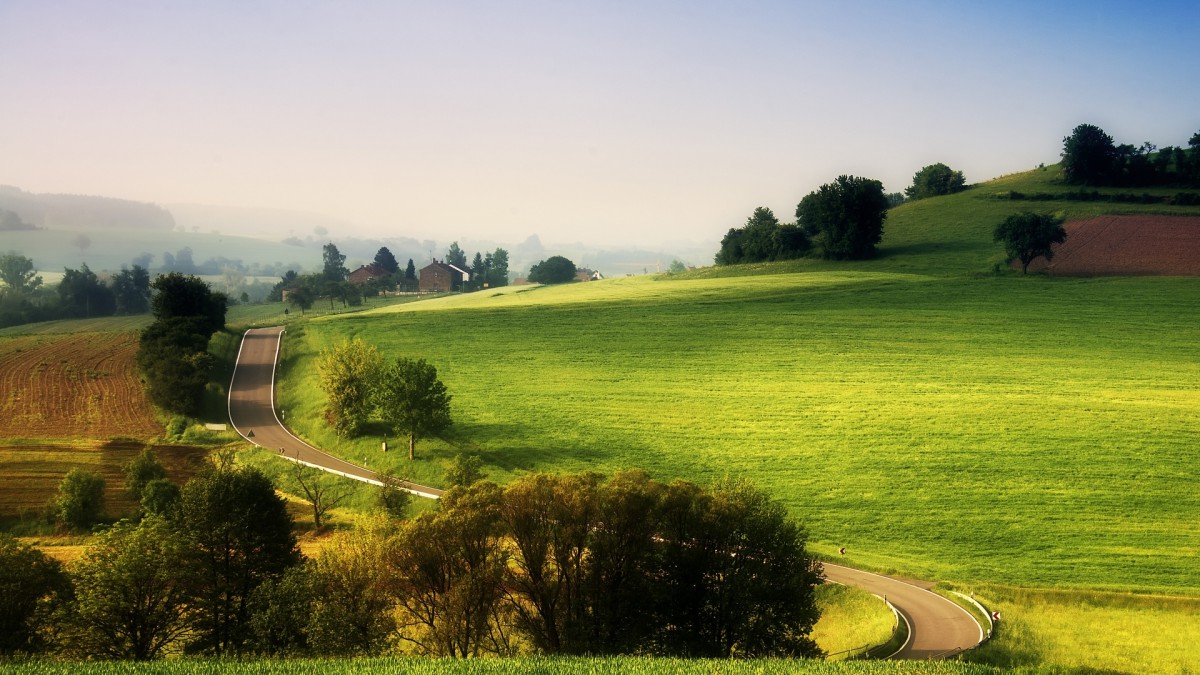 绿色风景主题桌面壁纸 风景壁纸 高清风景图片 娟娟壁纸