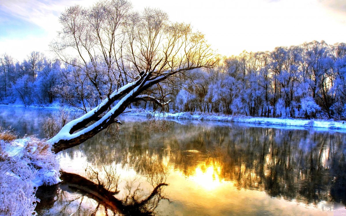 唯美冬季冰天雪地圖片-風景壁紙-高清風景圖片-第8圖-娟娟壁紙