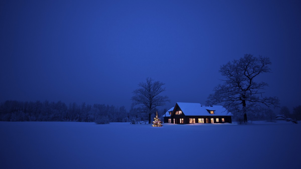 唯美冬季意境雪景壁纸-风景壁纸-高清风景图片-第3图-娟娟壁纸