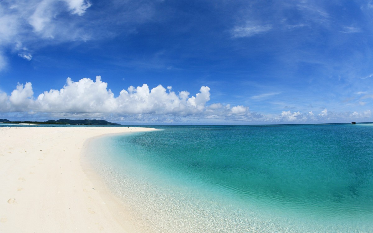 唯美海岸沙滩风景图片1718