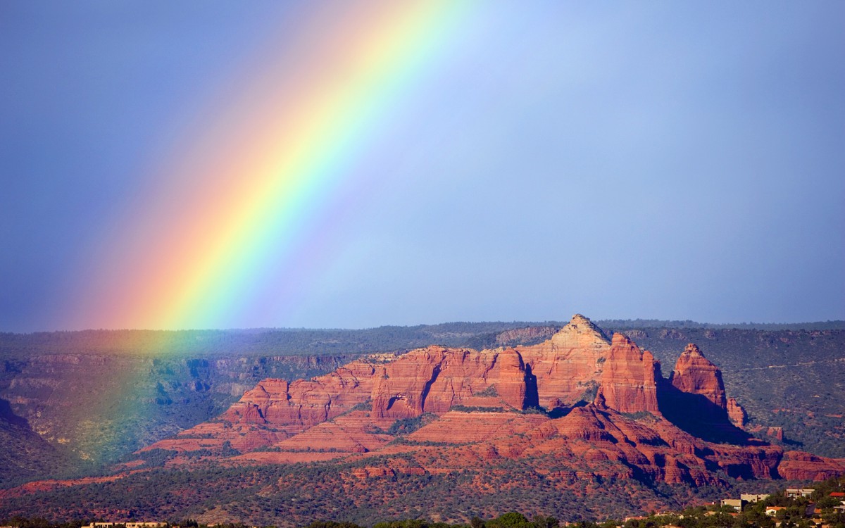 夏天好看的彩虹图片912