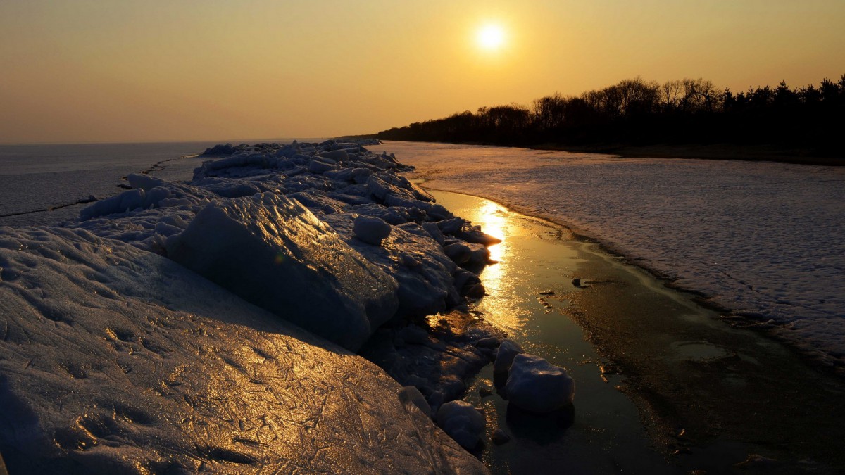 桌面壁紙 風景 風光其他 > 黑龍江興凱湖冰雪風景壁紙壁紙分辨率