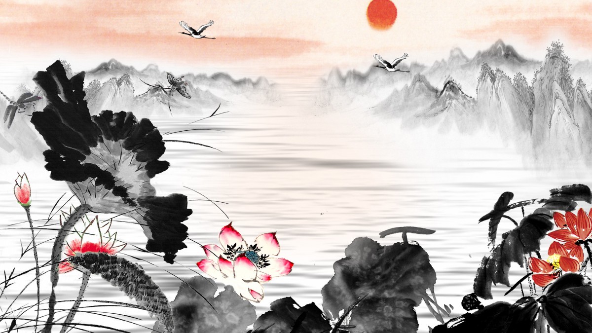 水墨画素材图片壁纸(2/9)