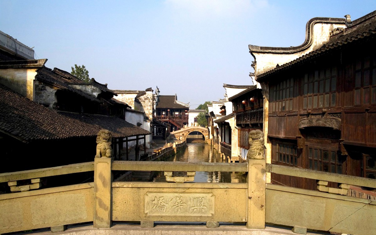 浙江乌镇西栅夜景图片壁纸(5/8)