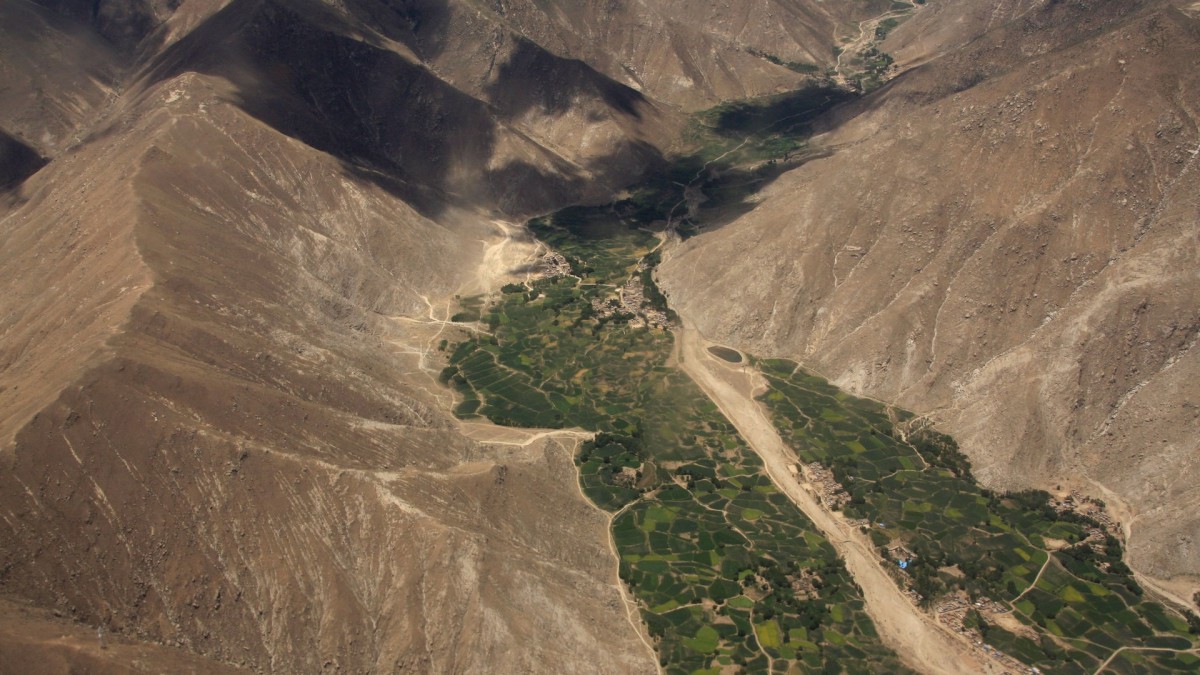 俯视西藏拉萨风景壁纸818