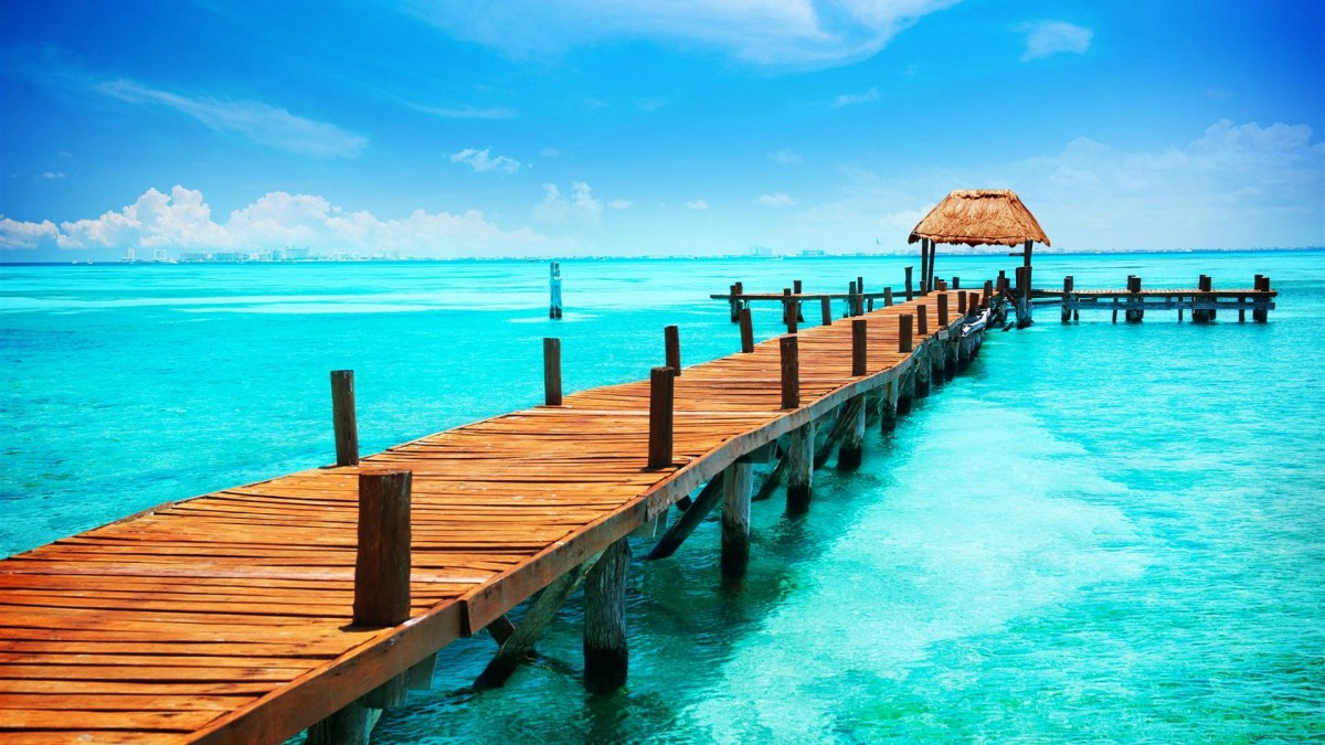 唯美栈桥图片壁纸910