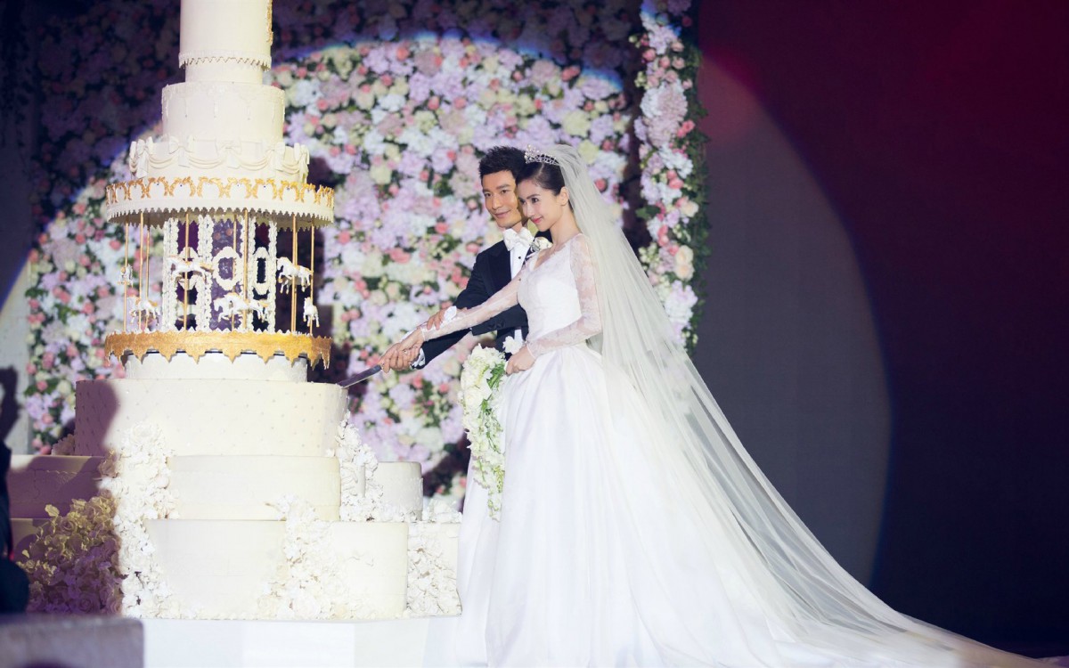 黄晓明baby婚礼婚纱照片图片55