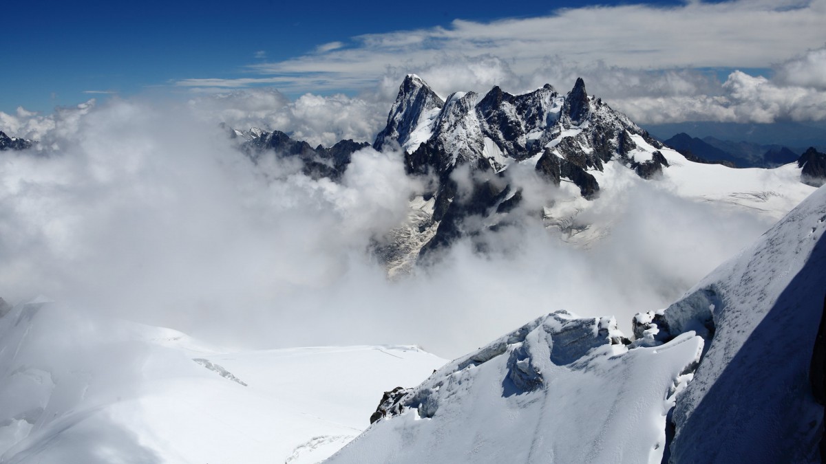 法国勃朗峰雪山风景壁纸614