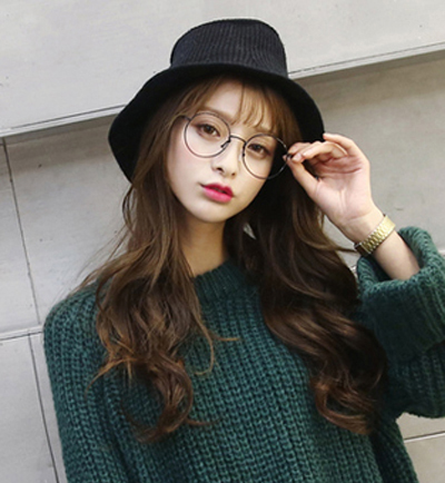 空气刘海长发 清新淑女范