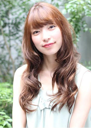 迷人的日式大卷发型图片