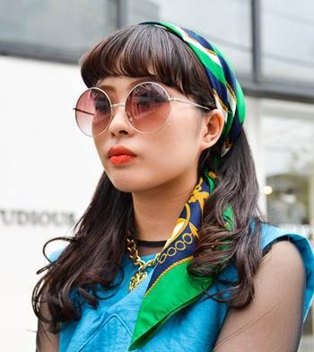 街拍日本女生新潮发型图片