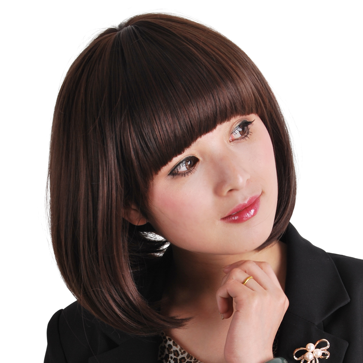 中长发波波头发型别样妩媚气质