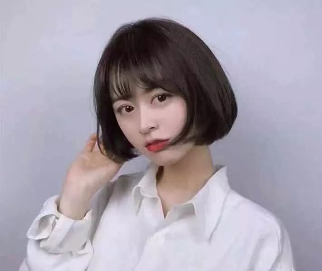 韩式妹妹头发型图片图片
