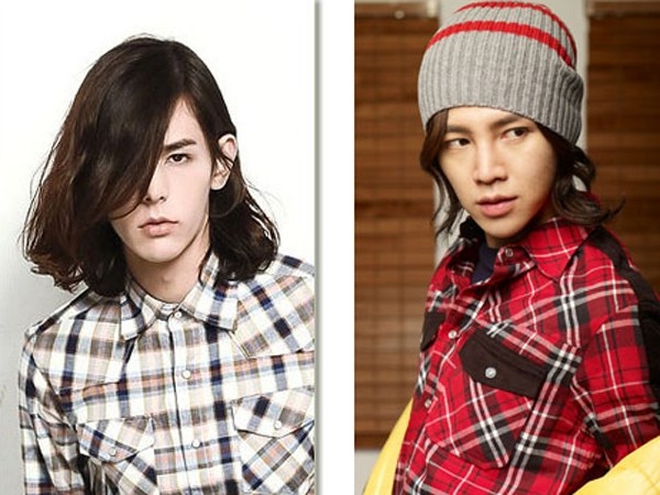 韩国长发帅哥的另类妩媚,男明星图片,发型图片