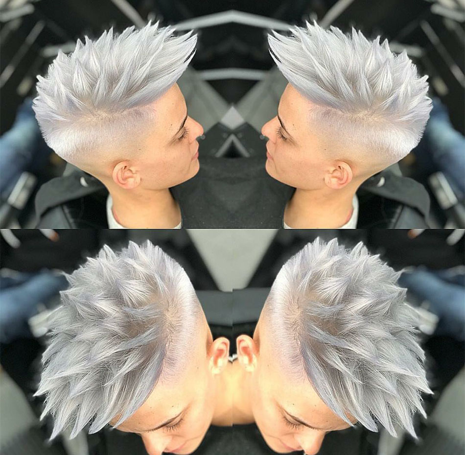 潮男火龙果发型图片