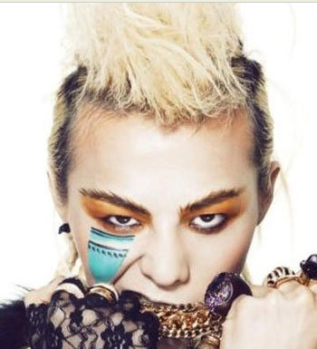 权志龙莫西干式子弹头飞机头,莫西干图片,发型图片