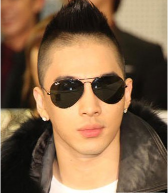 权志龙莫西干式子弹头飞机头,莫西干图片,发型图片