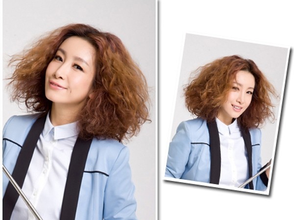 女明星爆炸头发型图片大全