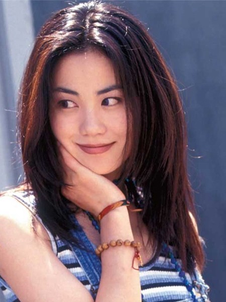 王菲年轻时的清纯发型照片,女明星图片,发型图片