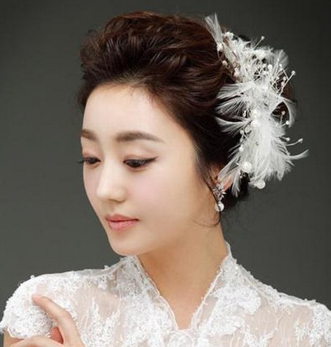 最美日韩新娘盘发效果图,新娘图片,发型图片