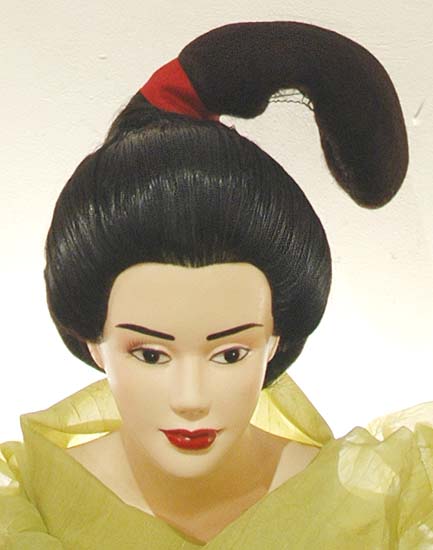 朝鲜古代女子盘发发型图片