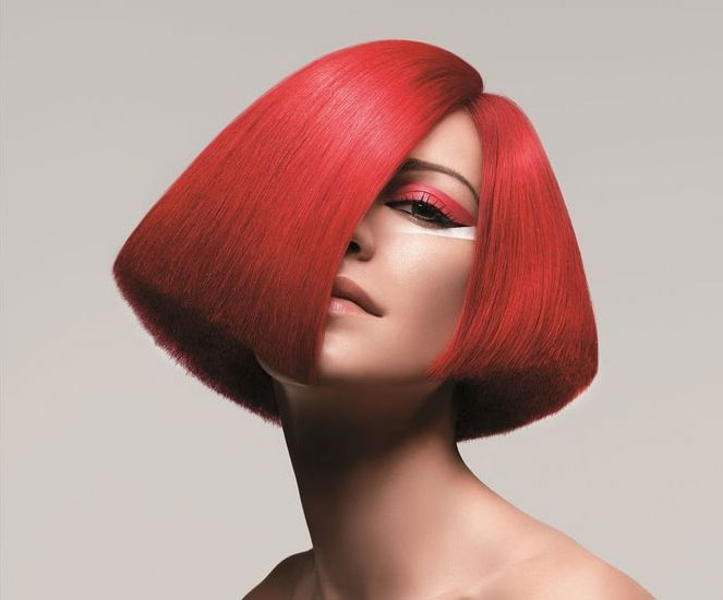 橘红色头发图片大全,染发图片-第2图,发型图片