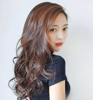 甜美可爱的韩式长卷发图片,卷发图片,发型图片