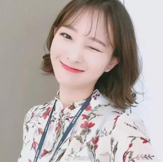 s型短卷发齐肩修颜美美哒,短发图片,发型图片