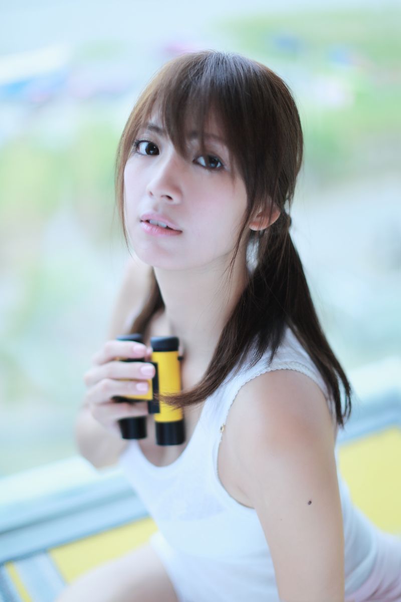 马尾女孩最无敌台湾宅男女神阿喜演绎马尾控