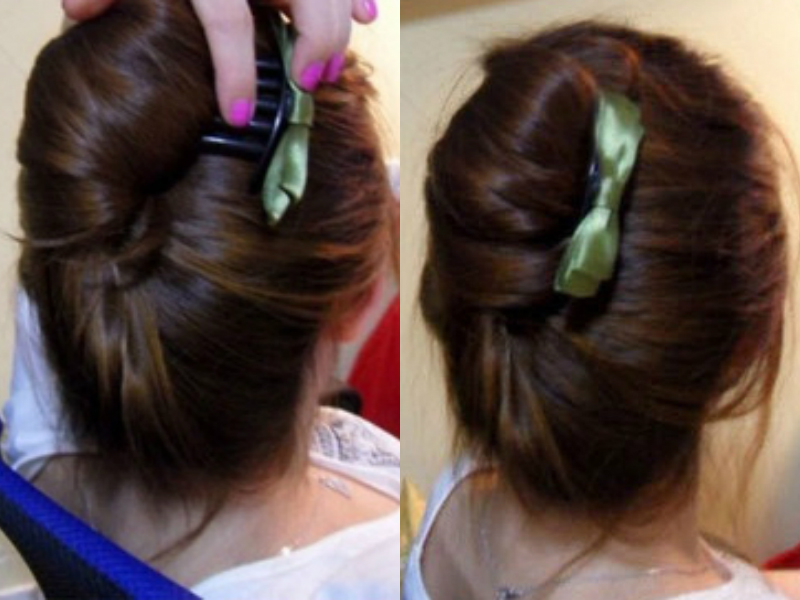 插梳怎么用简单插梳盘发图解片