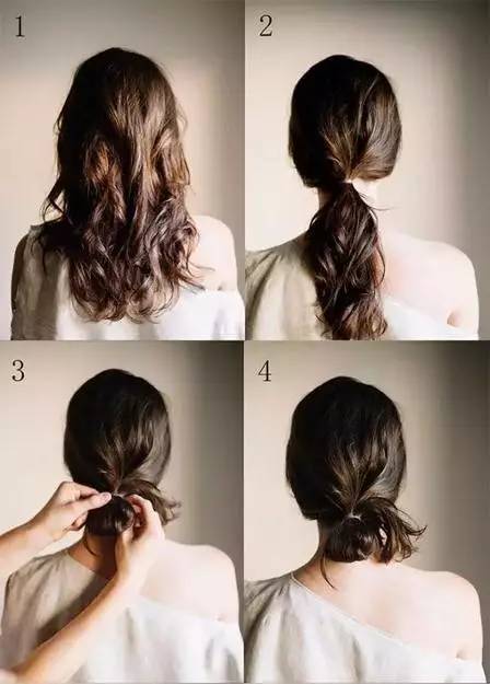 低丸子头的扎法图解低丸子头戴什么帽子好看片