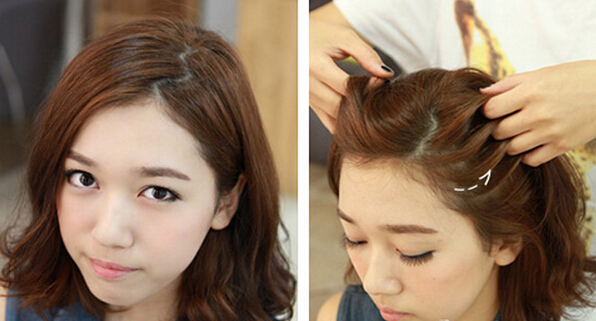 青春活力的韩式无刘海马尾扎发,不管是短发还是长发的妹子都不要错过