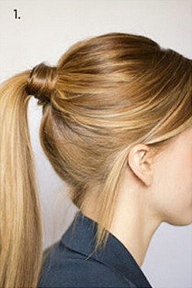 马尾辫的各种花样扎法图片大全片